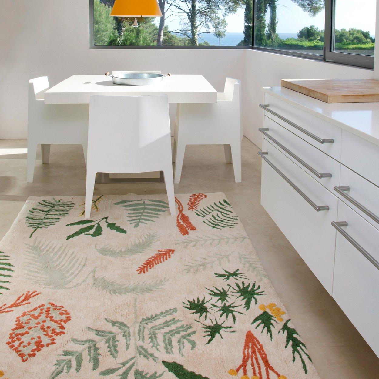 Washable Rug Botanic Plants image number 4