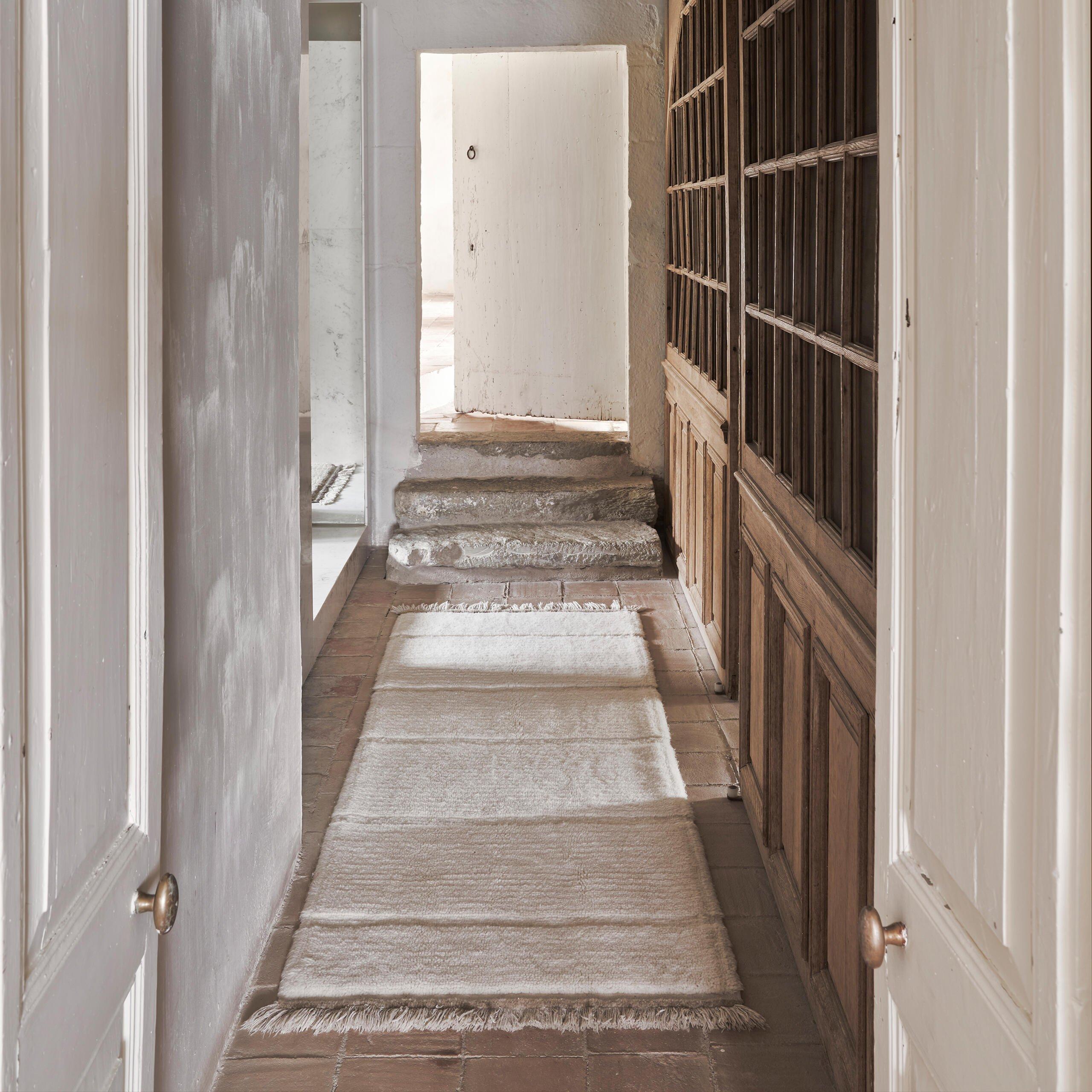 Woolable rug Steppe - Sheep White image number 1