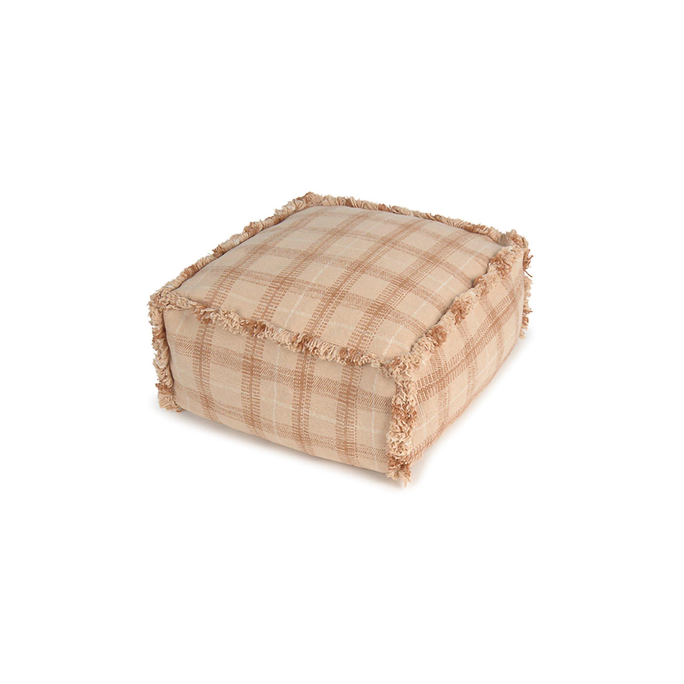 Handloom Pouf Rose image number 3