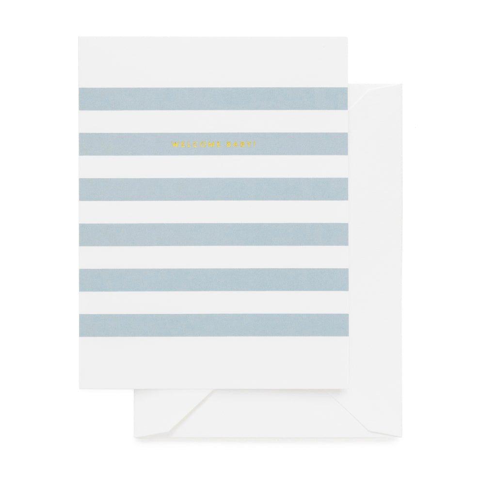 Blue Stripe Card