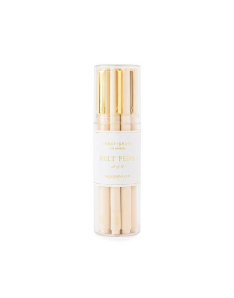 Bulk Felt Pen Set, Pale Pink
