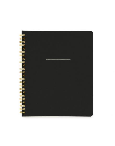 Spiral Notebook, Classic Black