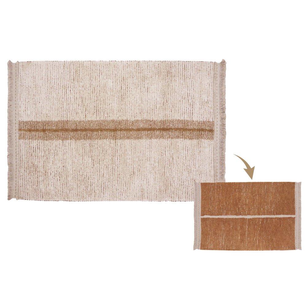 Reversible Washable Rug Duetto Toffee image number 2