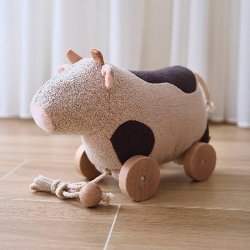 Willow Pull-Along Cow image number 1
