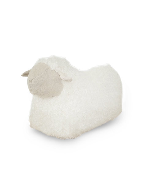Baa Baa Sheep Cream Pouf