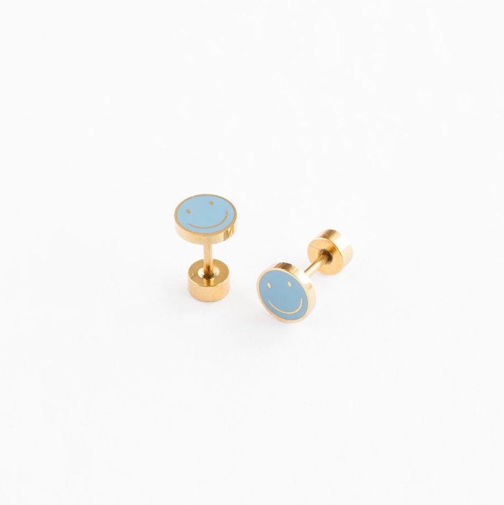 Smile Stud Earrings