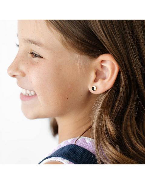 Yin Yang Stud Earrings