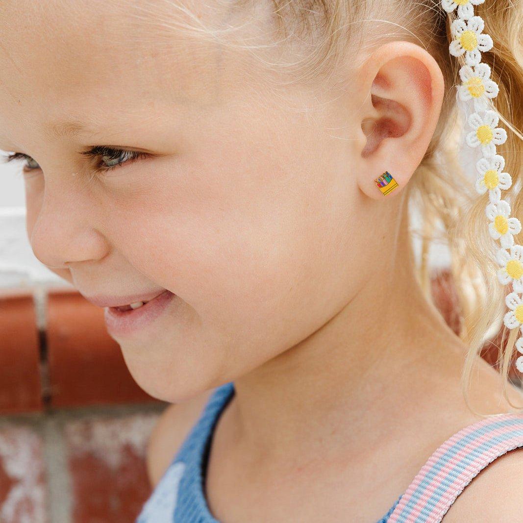Crayon Stud Earrings image number 1