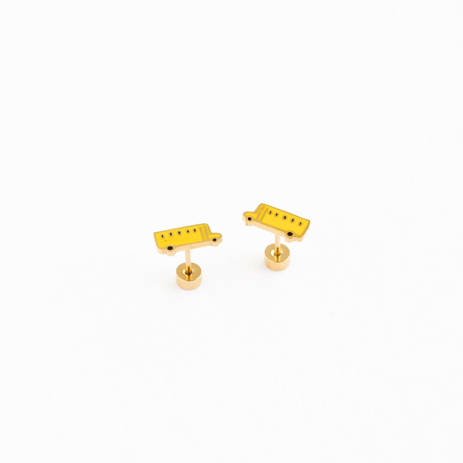School Bus Stud Earrings