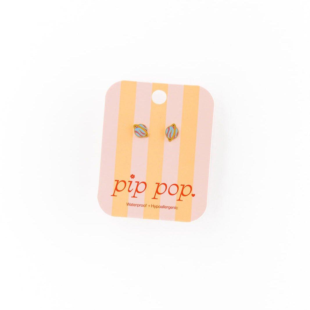 Planet Stud Earrings image number 2