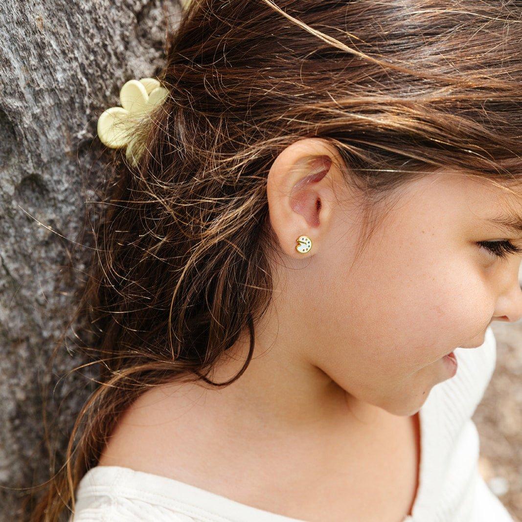 Paint Palette Stud Earrings image number 1