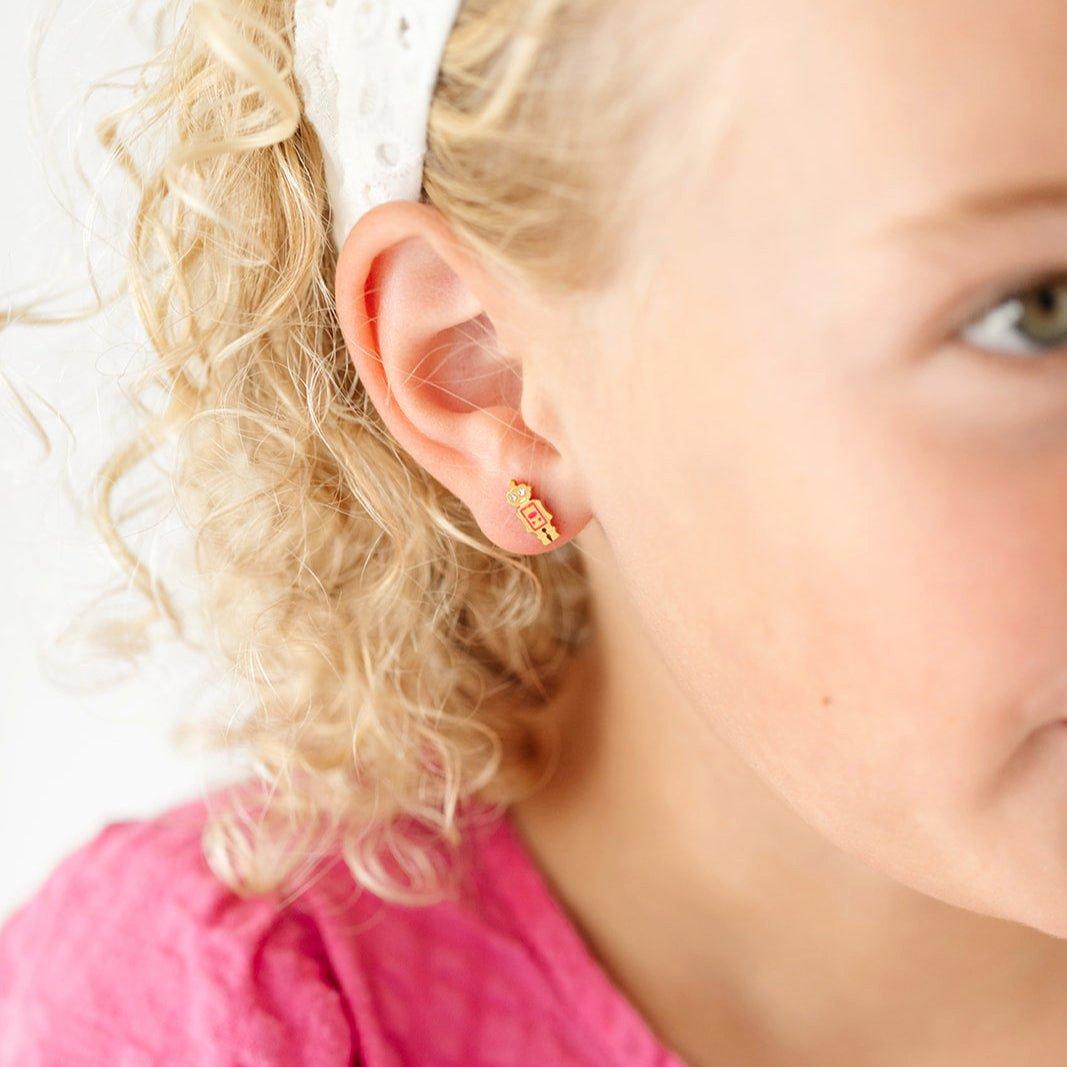 Robot Stud Earrings image number 1