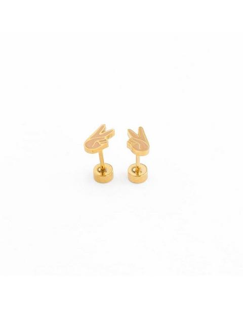 Peace Stud Earrings