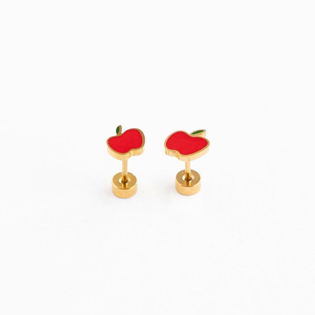 Apple Stud Earrings