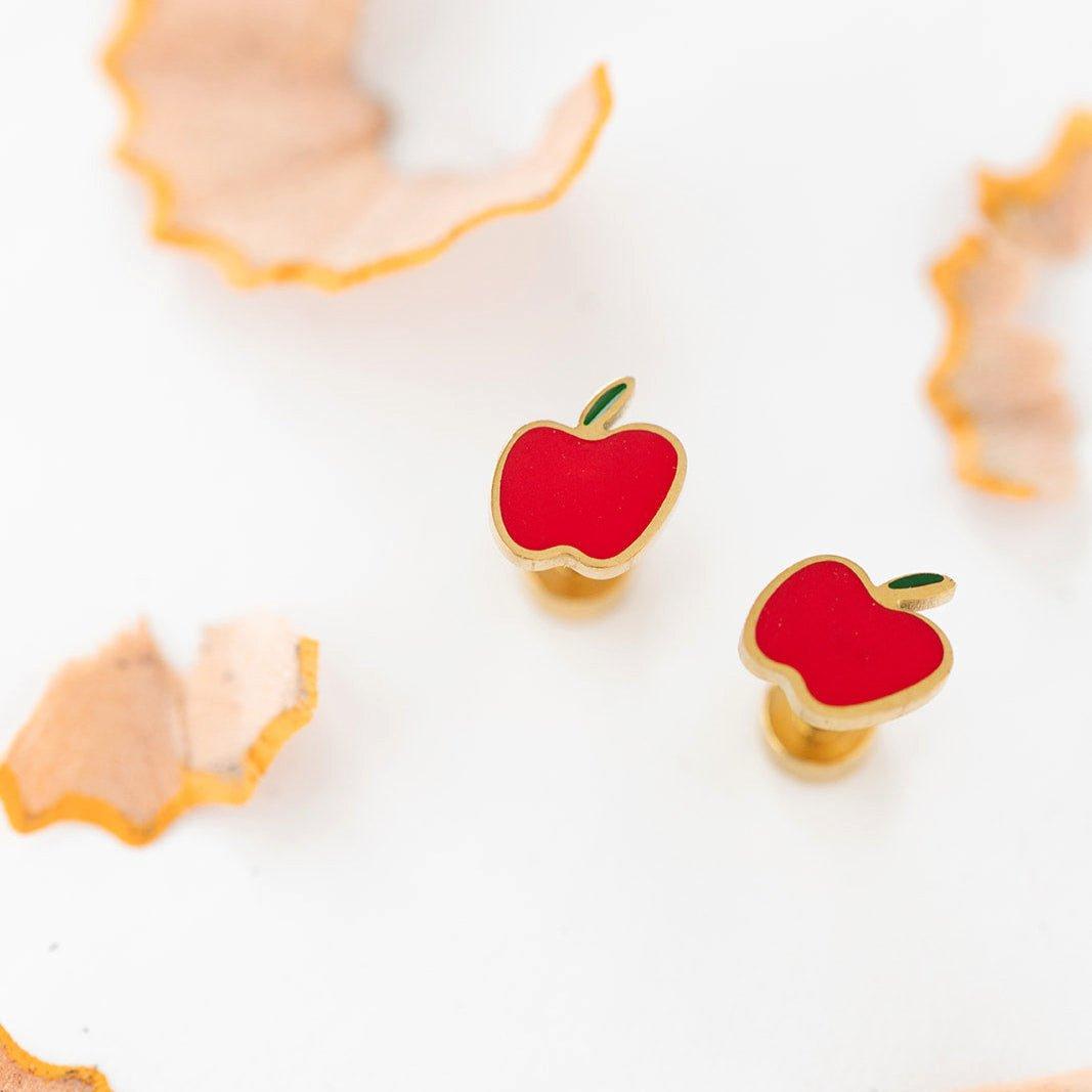 Apple Stud Earrings image number 3