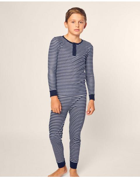 Navy Stripes Snug Fit Pajamas