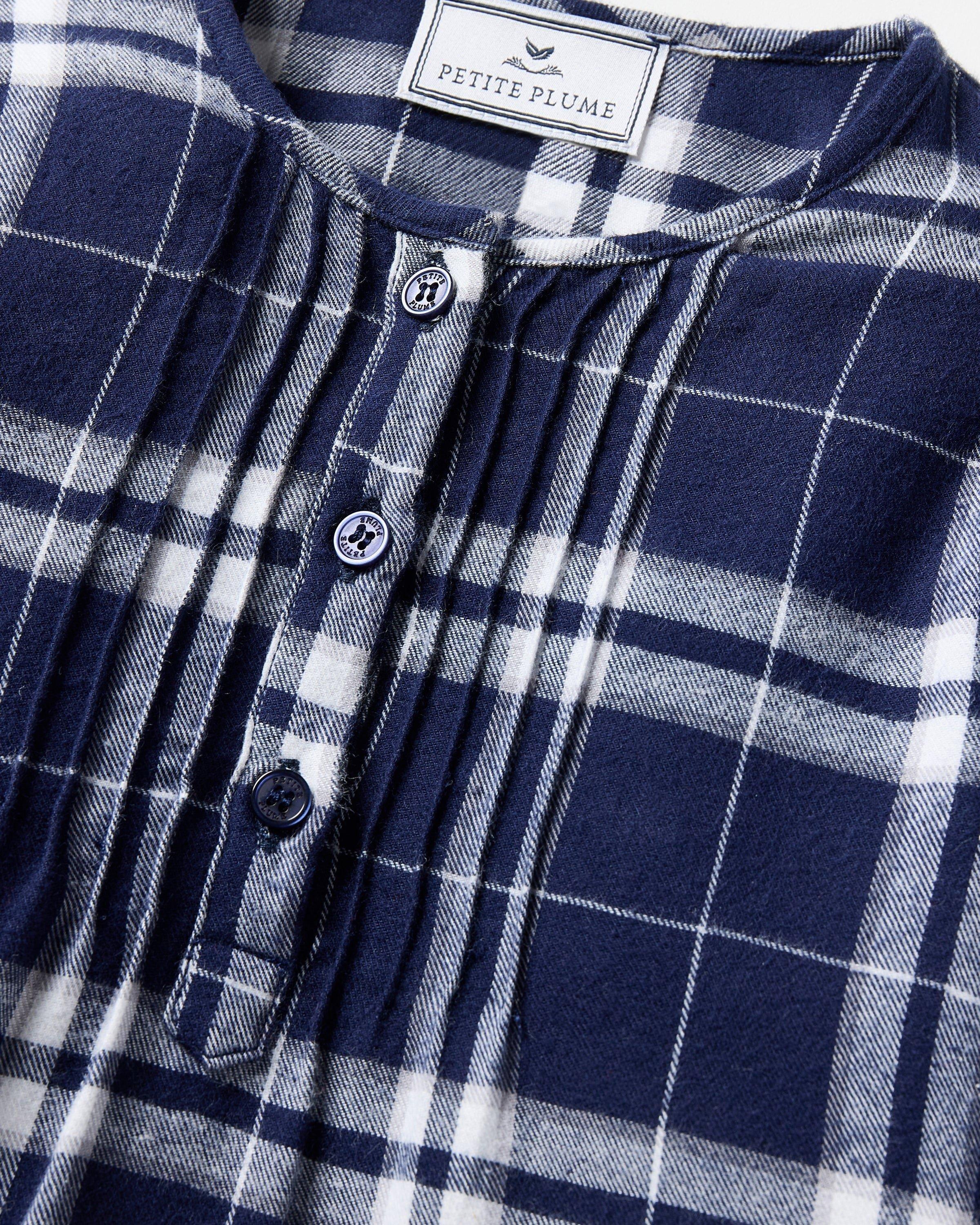 Children's Brushed Twill Beatrice Nightgown in Oxford Tartan image number 3