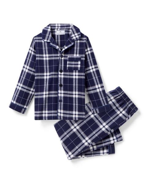 Children's Brushed Twill Pajama in Oxford Tartan