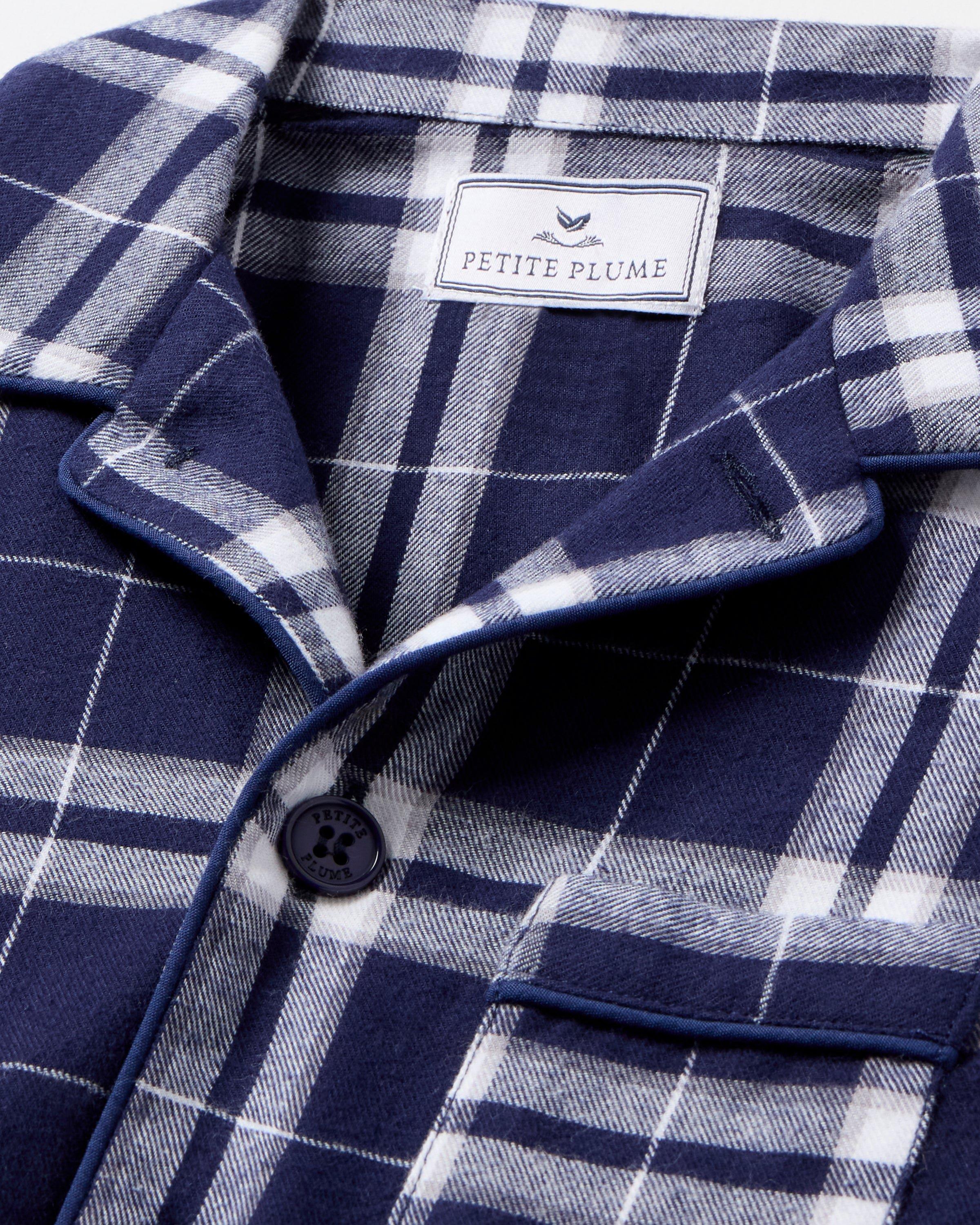 Children's Brushed Twill Pajama in Oxford Tartan image number 3