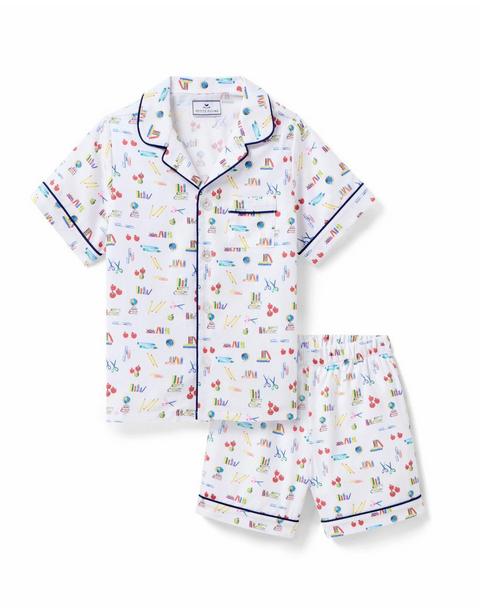 Children's Twill Short Set in Literary Lessons