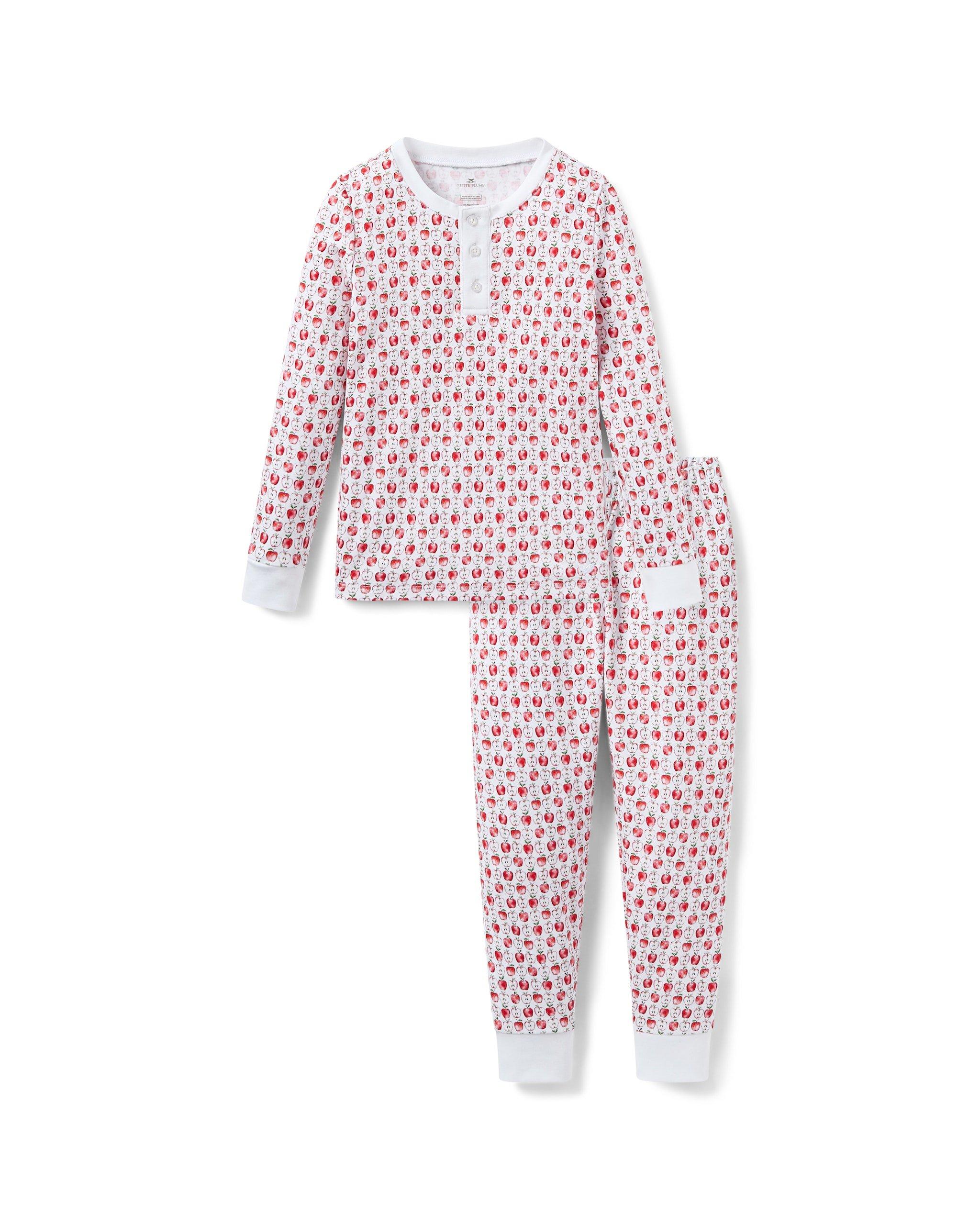 Kids Pima Snug Fit Pajama in Autumn Orchards