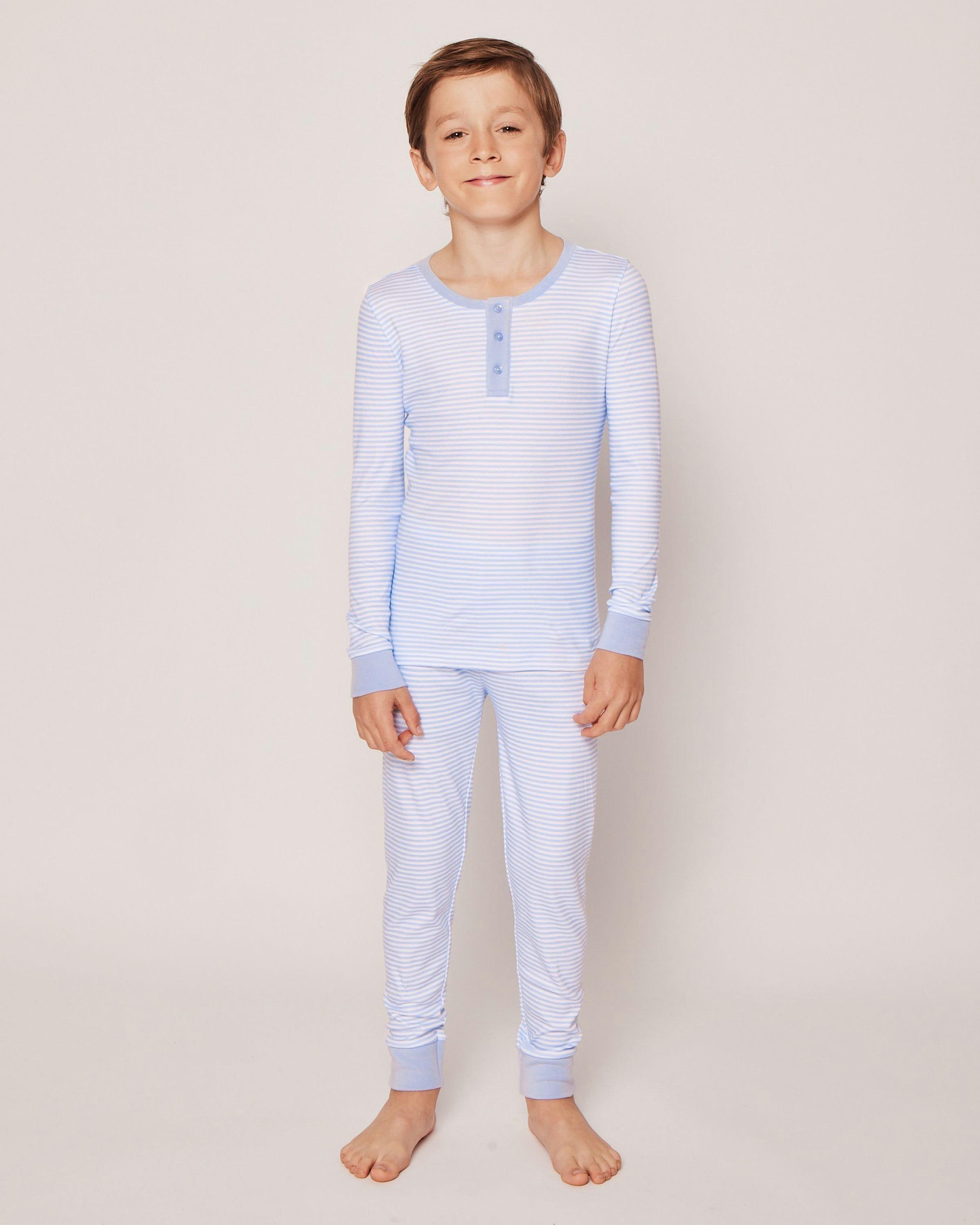 Blue Stripes Snug Fit Pajamas image number 1