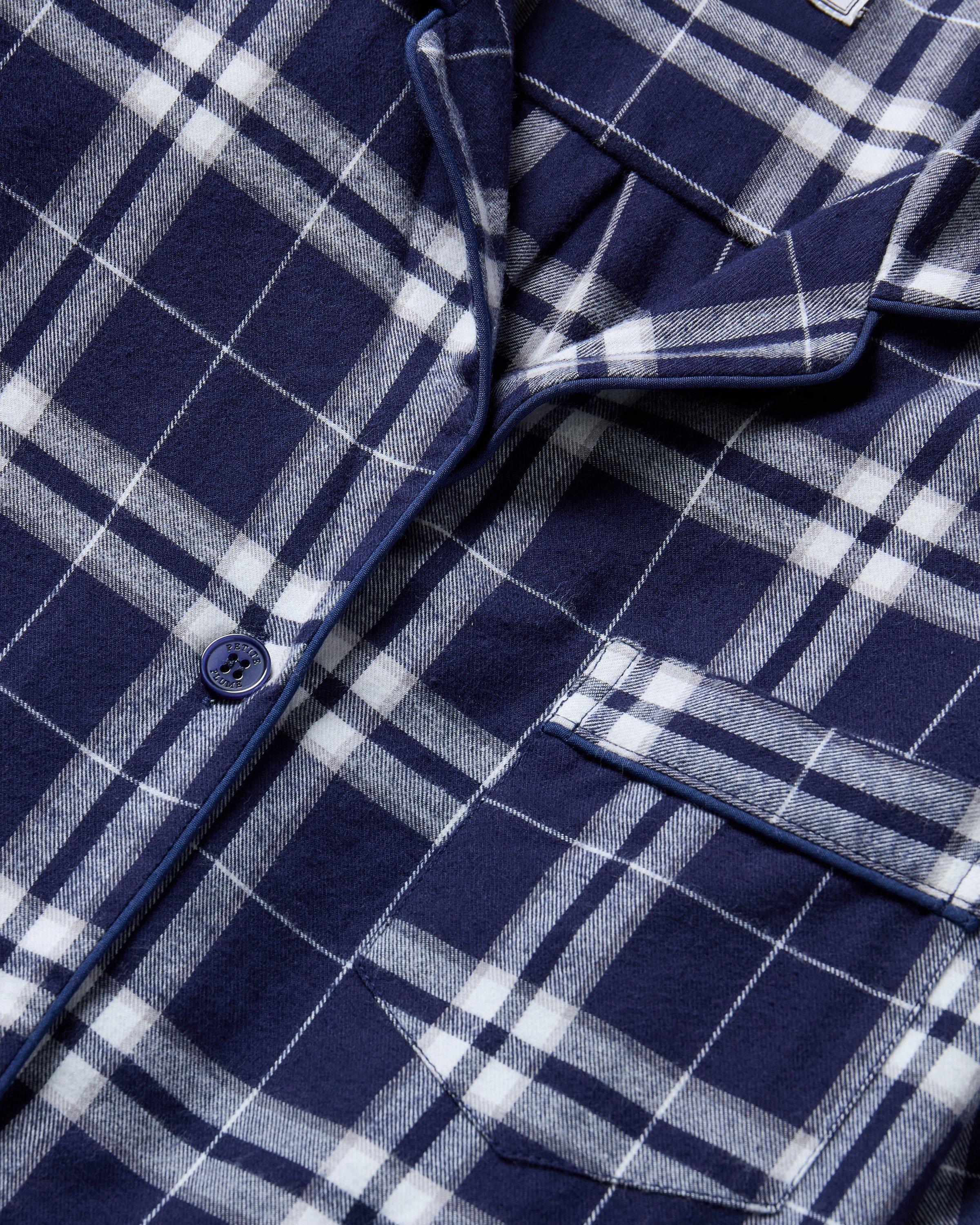 Women's Brushed Twill Pajamas in Oxford Tartan image number 4