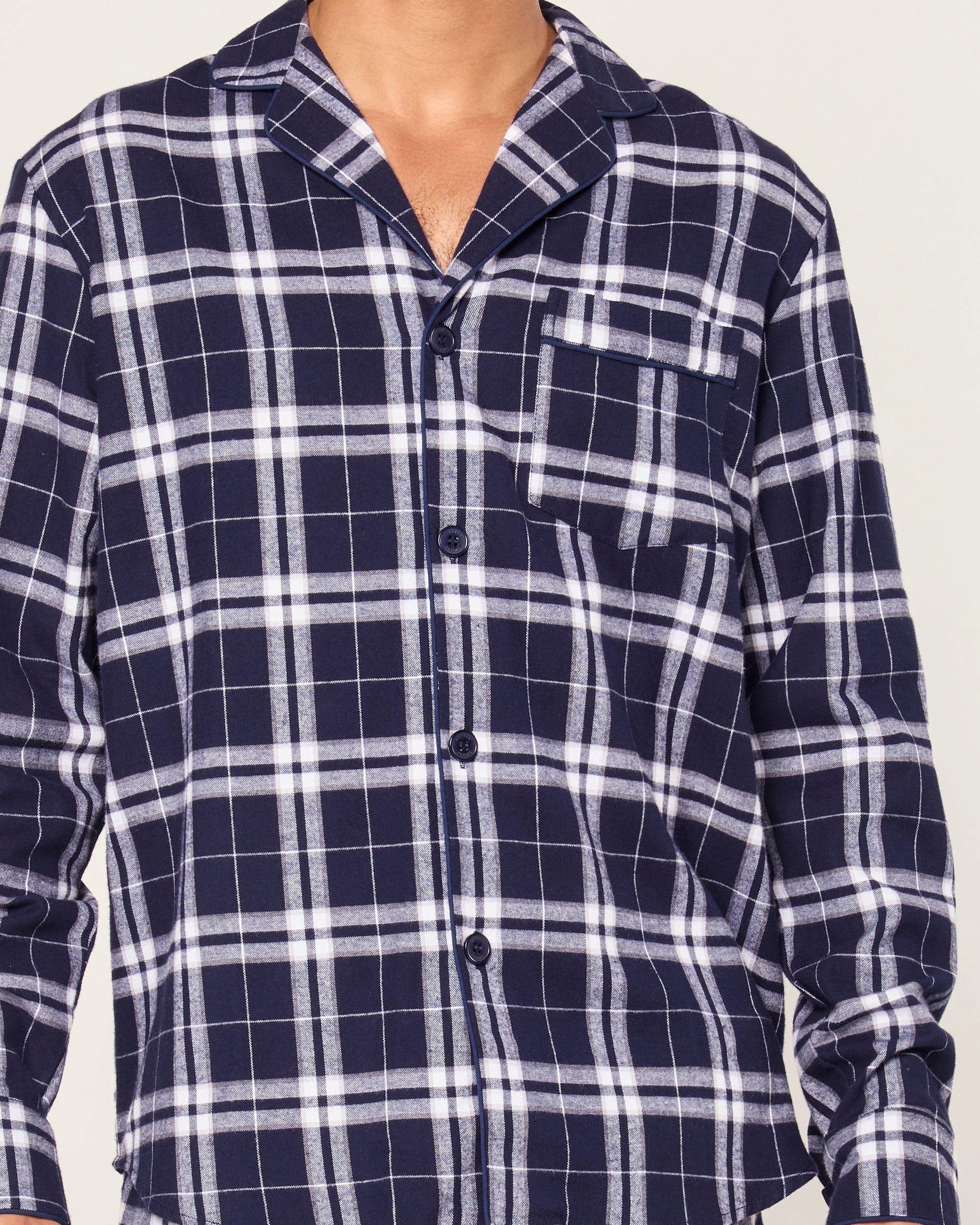 Men's Brushed Twill Pajama in Oxford Tartan image number 2