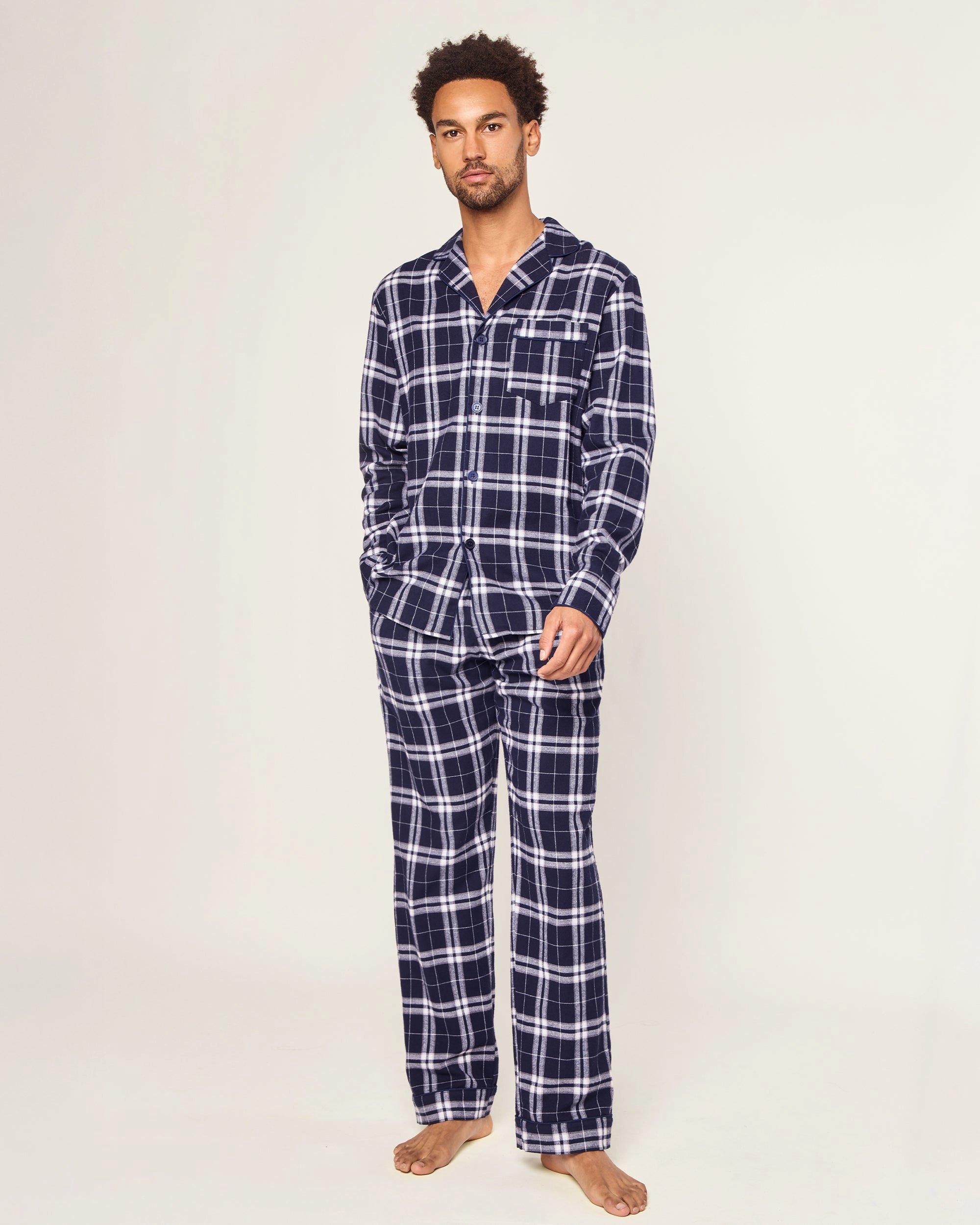 Men's Brushed Twill Pajama in Oxford Tartan image number 1
