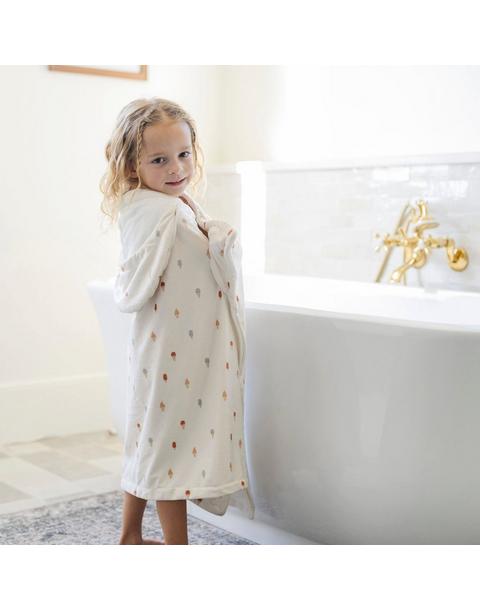 Hooded Towel in Ice Cream