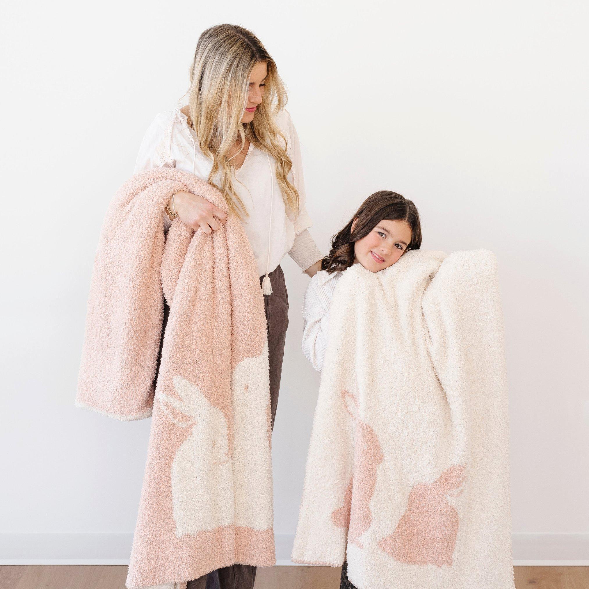 Double Layer Bamboni Blanket in Bunny image number 2