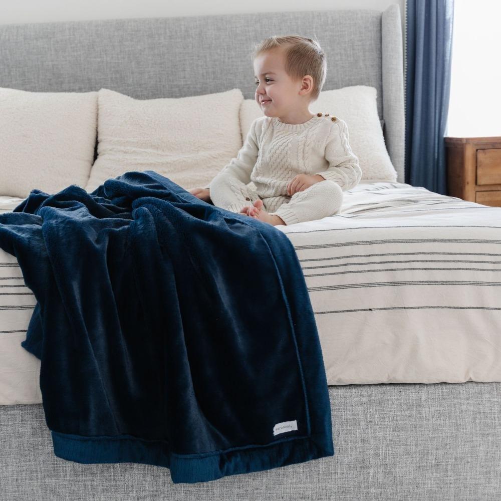 Lush Blanket in Navy image number 2