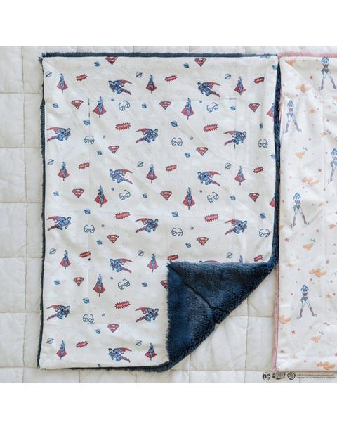 Minky Lush Blanket in Superman