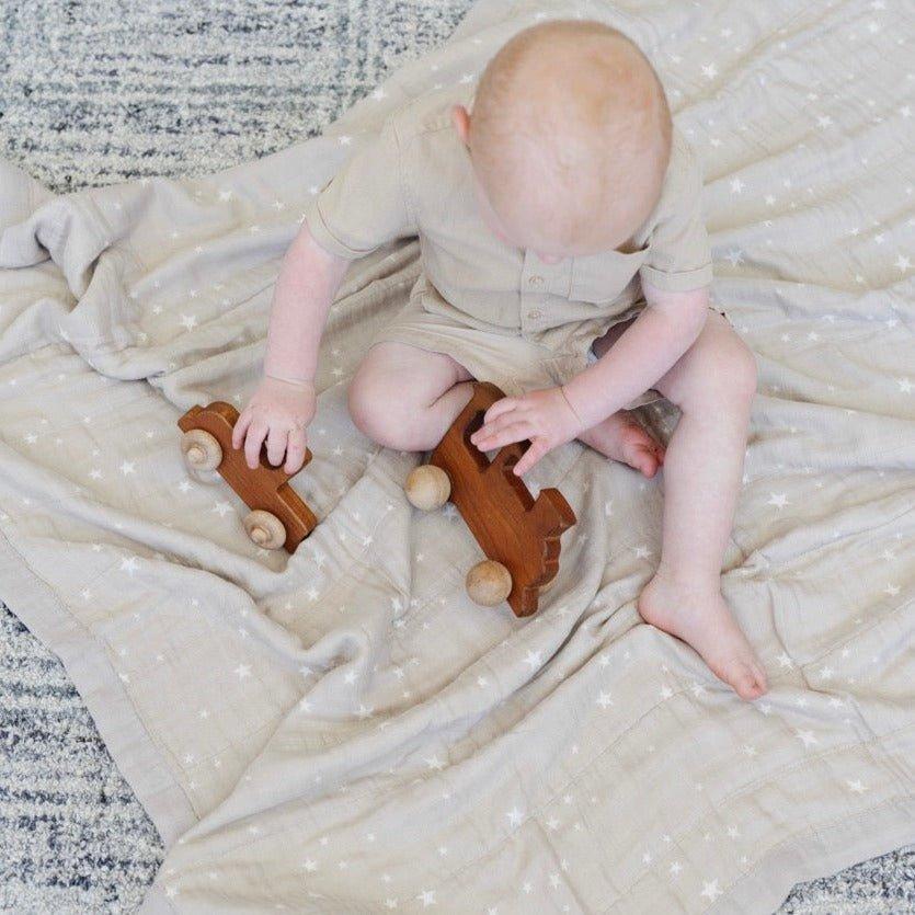 Bamboo Rayon Muslin 4-Layer Quilt Starry Night