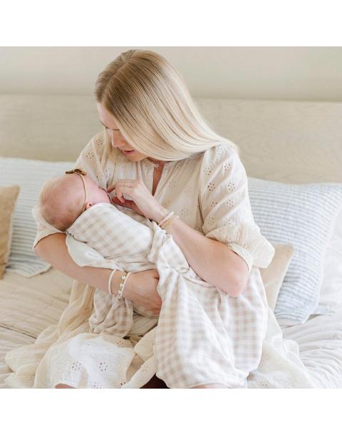 Gingham Swaddle