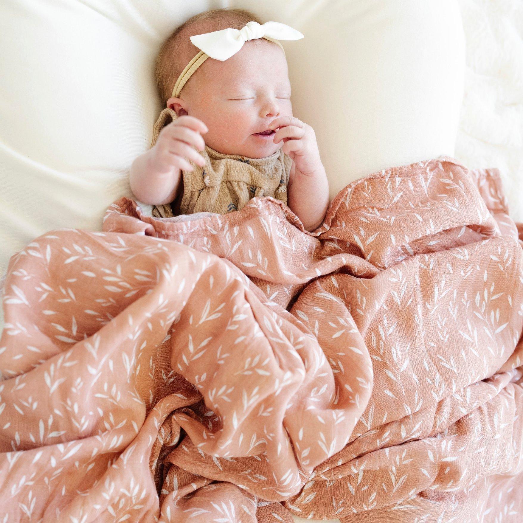 Bamboo Rayon Muslin Swaddle Willow image number 3