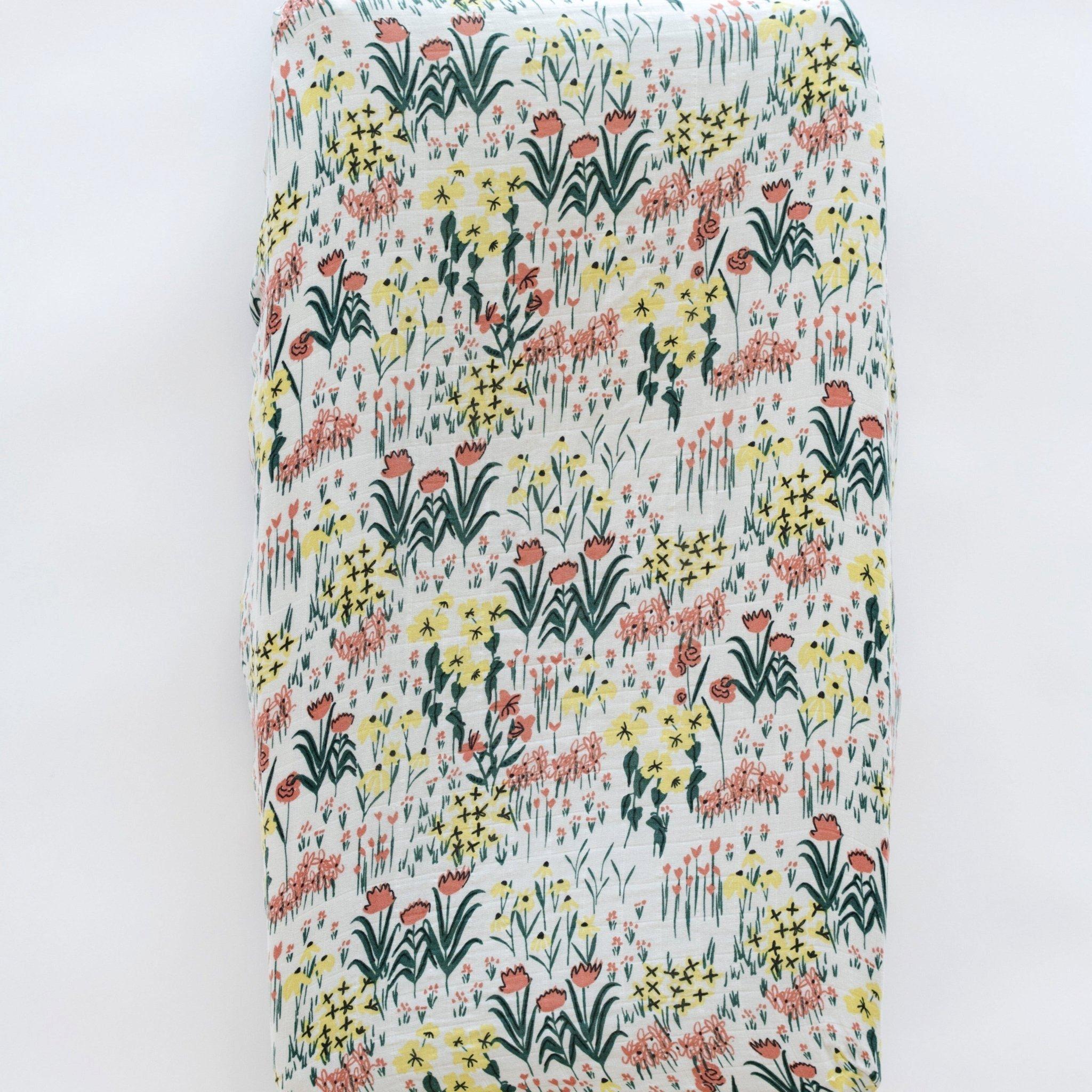 Cotton Muslin Changing Cover By Hope Roadside