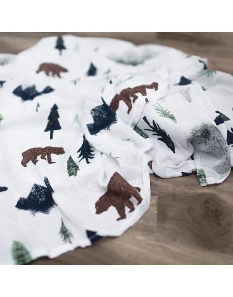 Bamboo Rayon Muslin Swaddle Yosemite