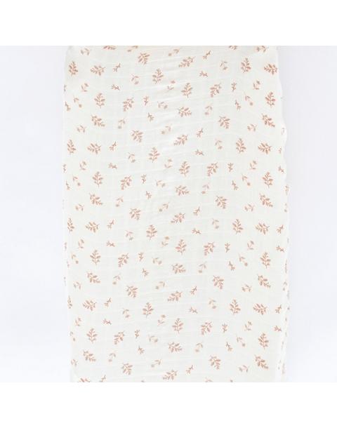 Cotton Muslin Changing Cover Floret