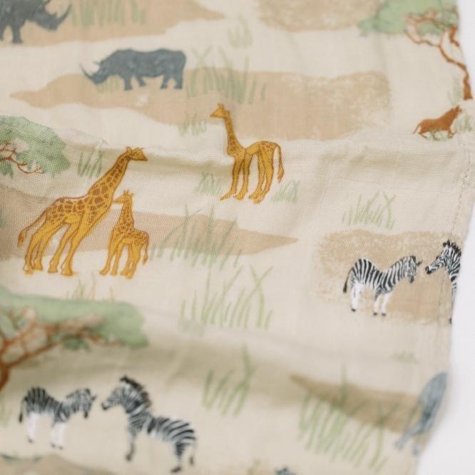 Bamboo Rayon Muslin Swaddle Savannah image number 1
