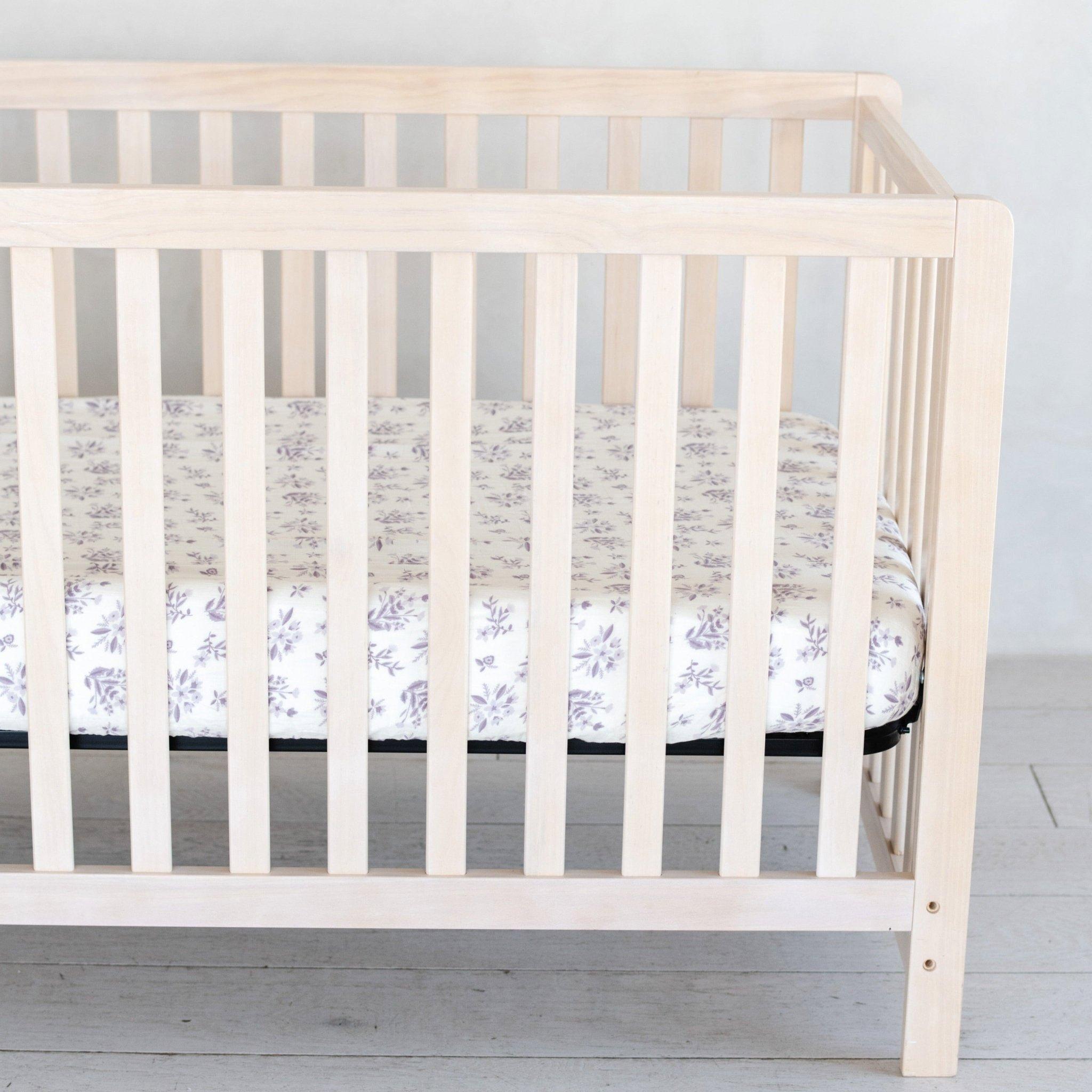 Cotton Muslin Crib Sheet Forget-Me-Not image number 1