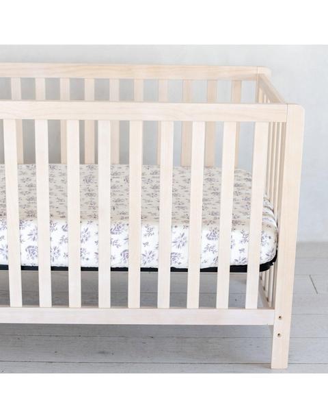 Cotton Muslin Crib Sheet Forget-Me-Not