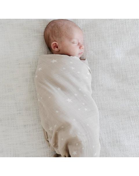 Bamboo Rayon Muslin Swaddle Starry Night