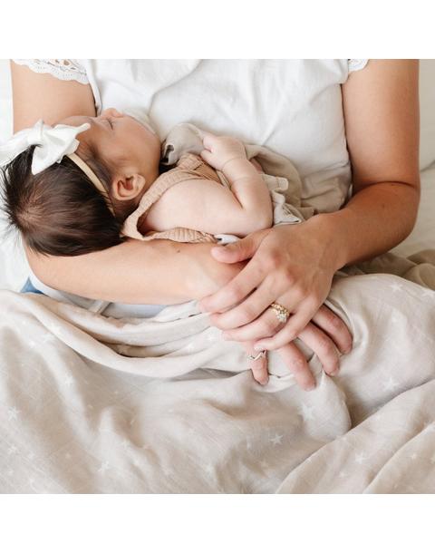 Bamboo Rayon Muslin Swaddle Starry Night