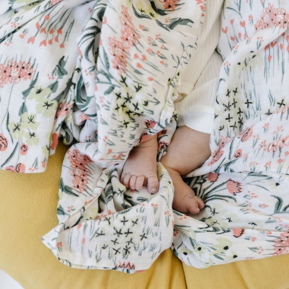 Bamboo Rayon Muslin Swaddle By Hope Roadside image number 2