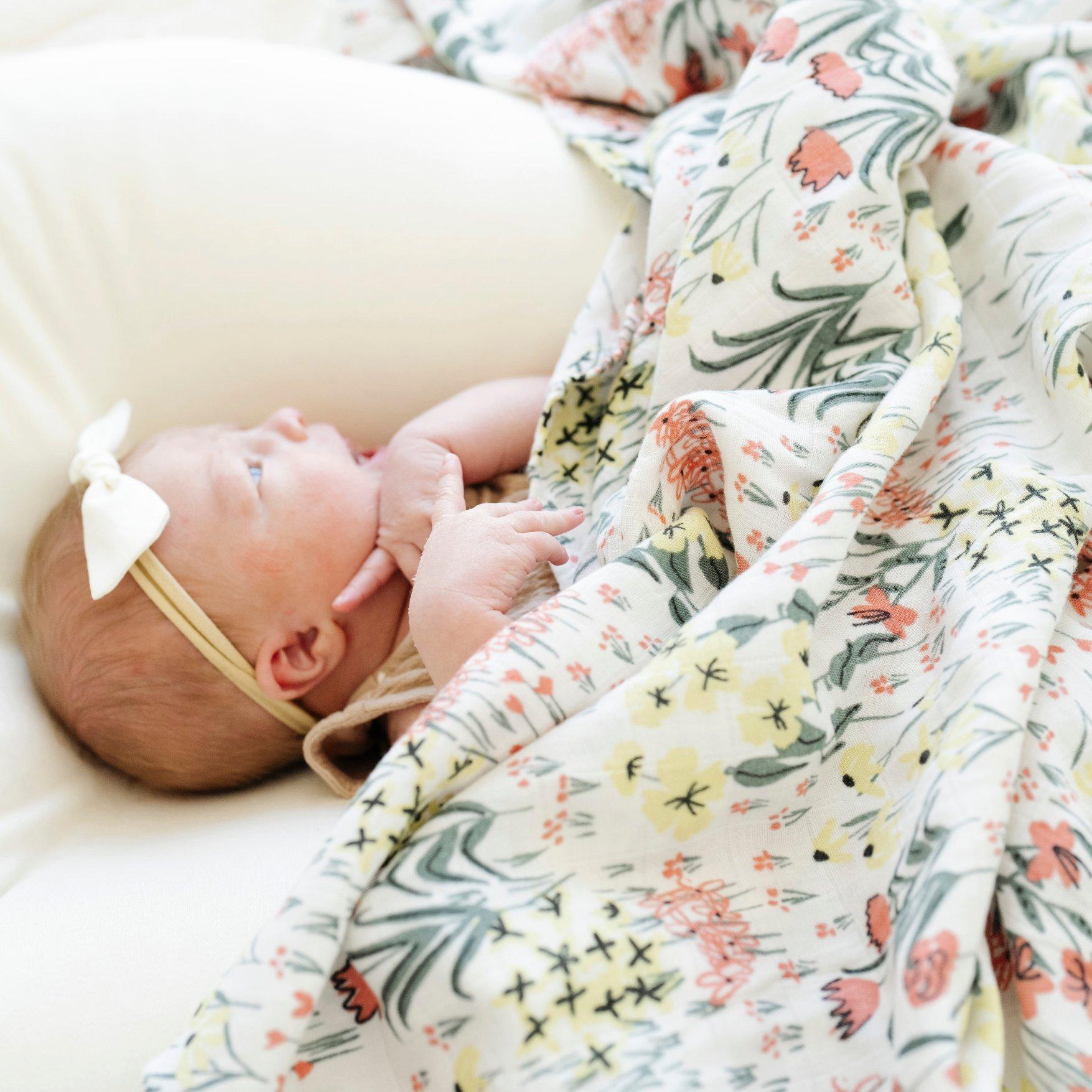 Bamboo Rayon Muslin Swaddle By Hope Roadside image number 3