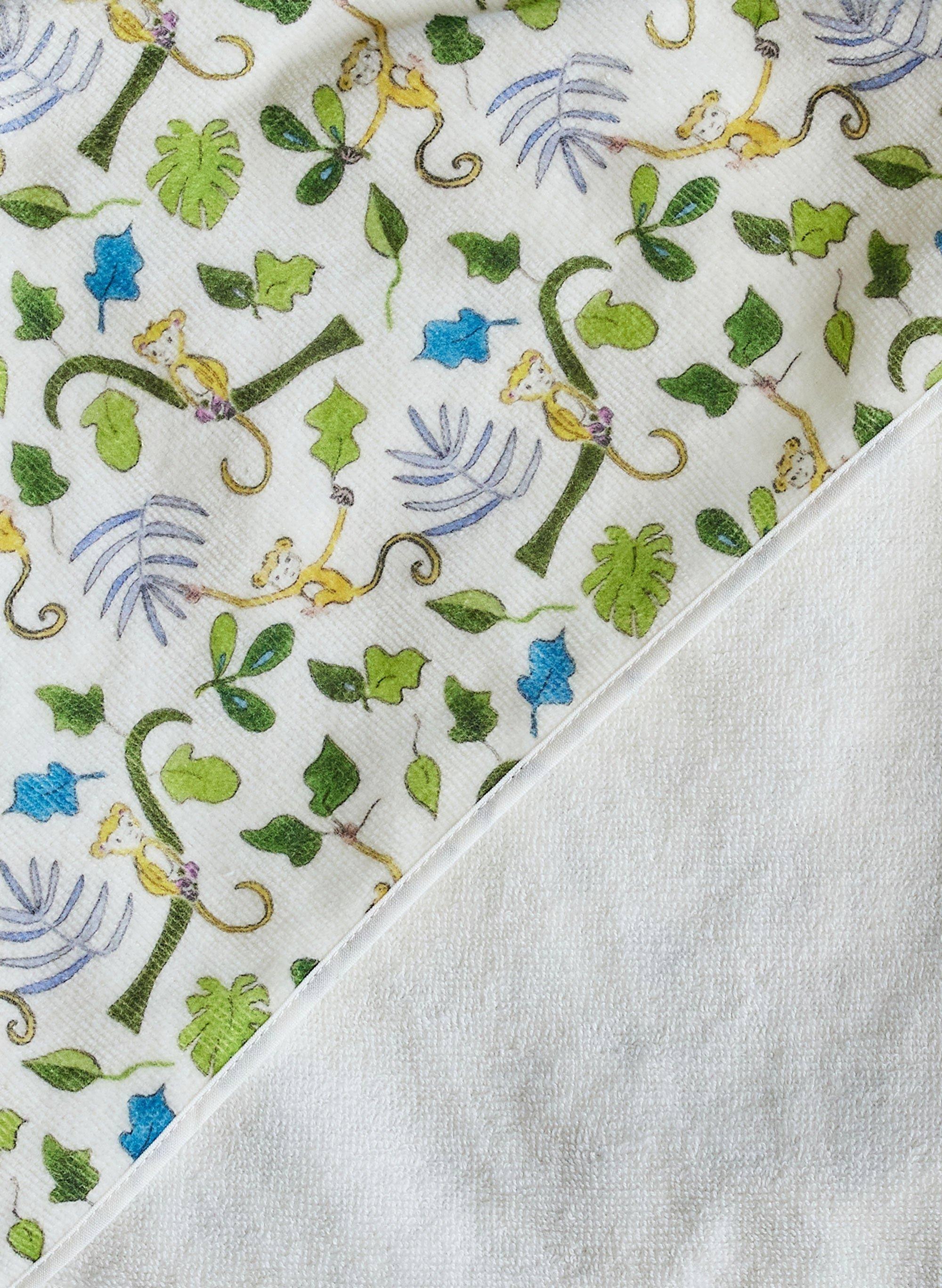 Happy Monkey Hooded Bath Towel image number 1