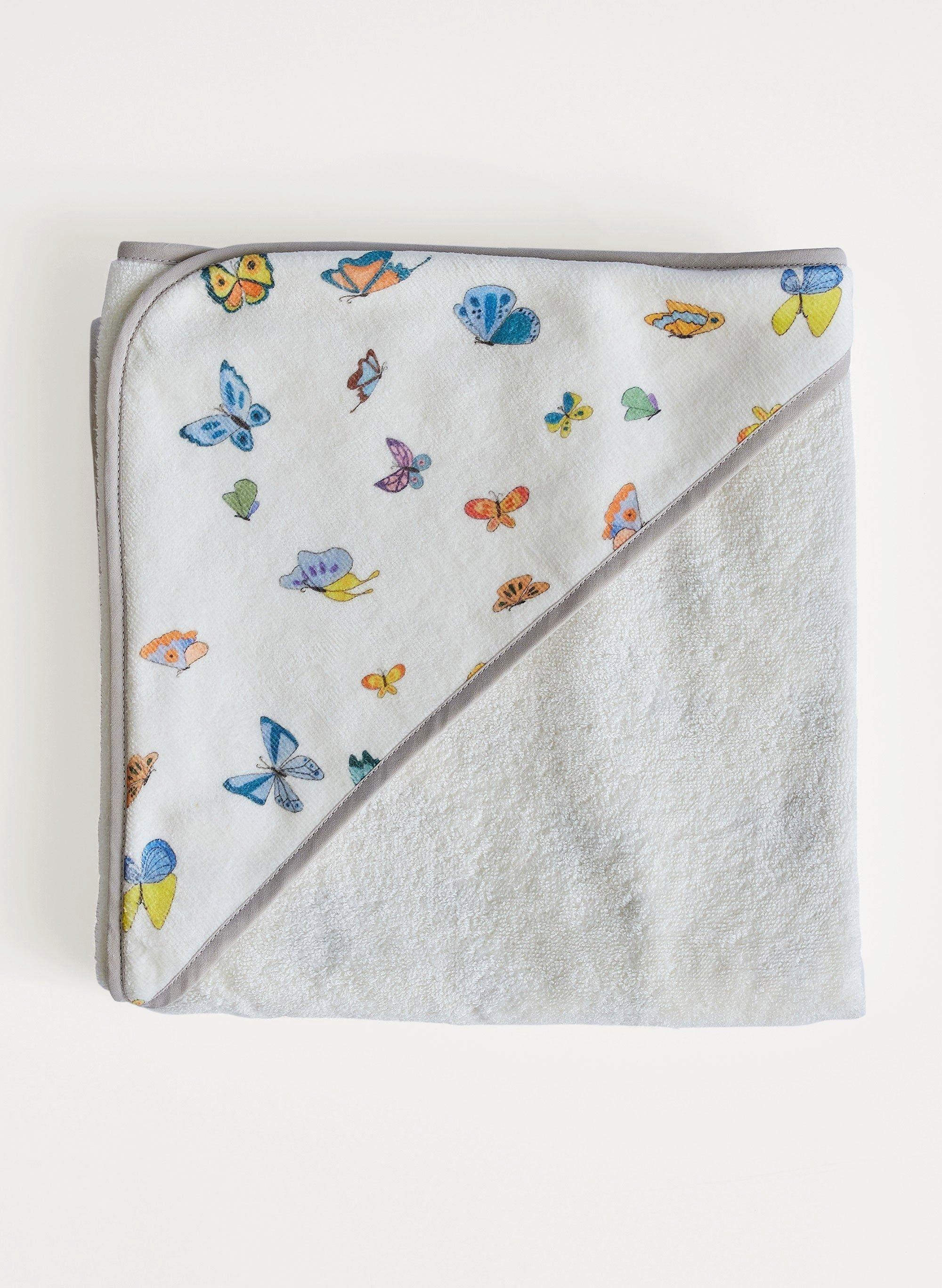 Madame Butterfly Hooded Bath Towel image number 3
