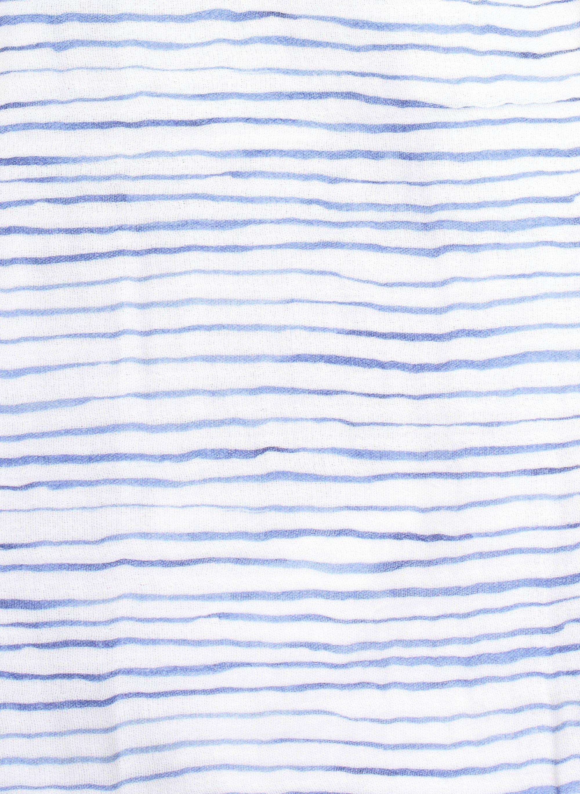 Wave Stripe Shawl Blanket image number 1