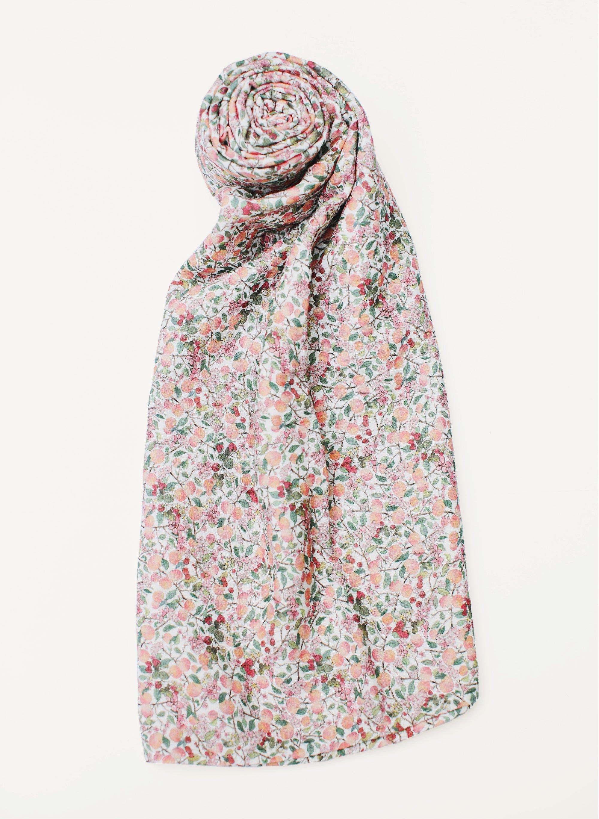 Peach Blossom Shawl Blanket